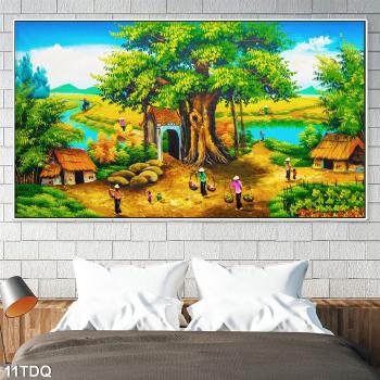 Tranh làng quê Việt Nam 01