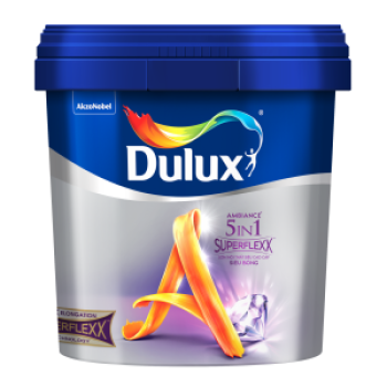 Sơn nước nội thất siêu cao cấp Dulux Ambiance 5 in 1 Superflexx Siêu bóng Z611B
