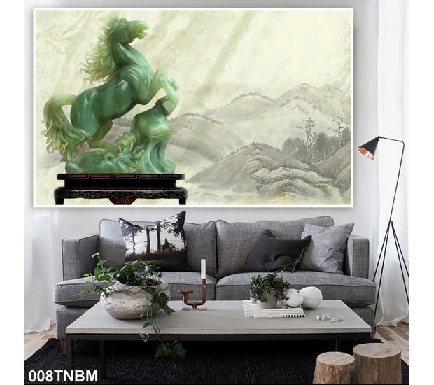 Tranh ngựa bát mã 01