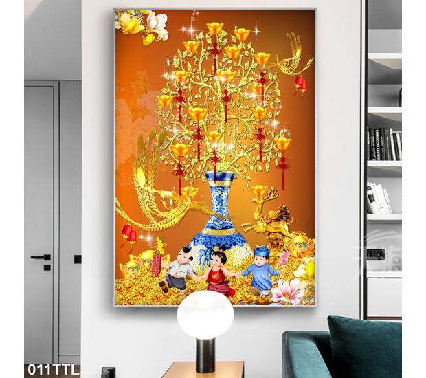 Tranh tài lộc 01