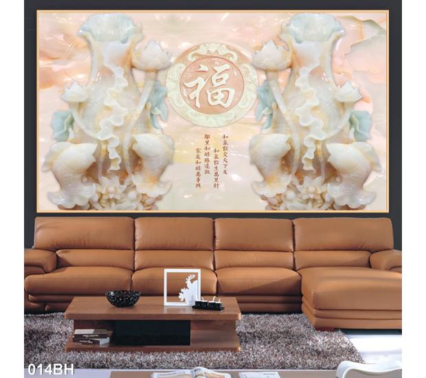 Tranh bình hoa cổ 01