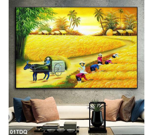 Tranh làng quê Việt Nam 01