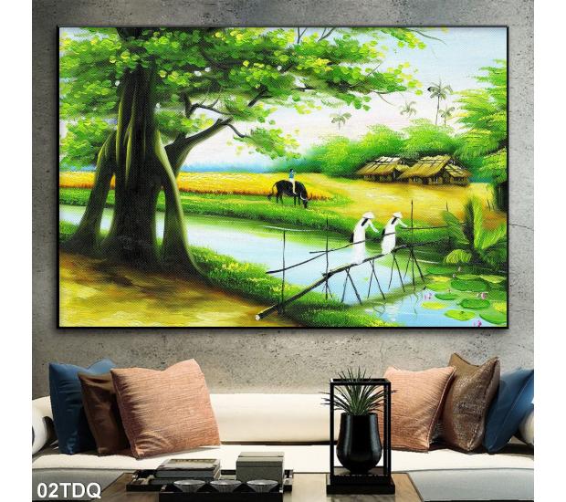Tranh làng quê Việt Nam 01