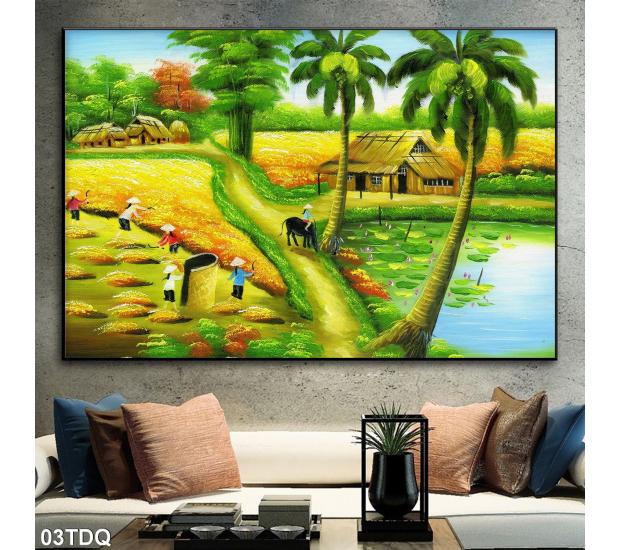 Tranh làng quê Việt Nam 01