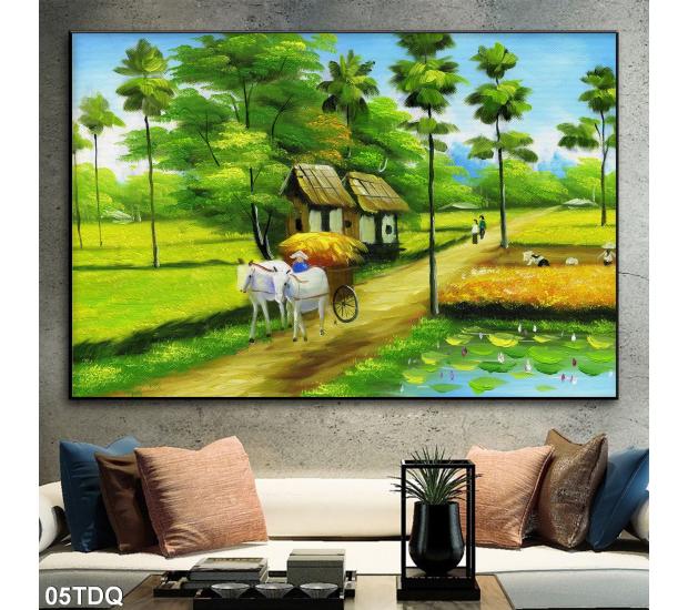 Tranh làng quê Việt Nam 01