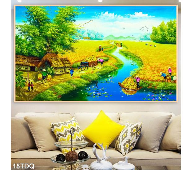 Tranh làng quê Việt Nam 01