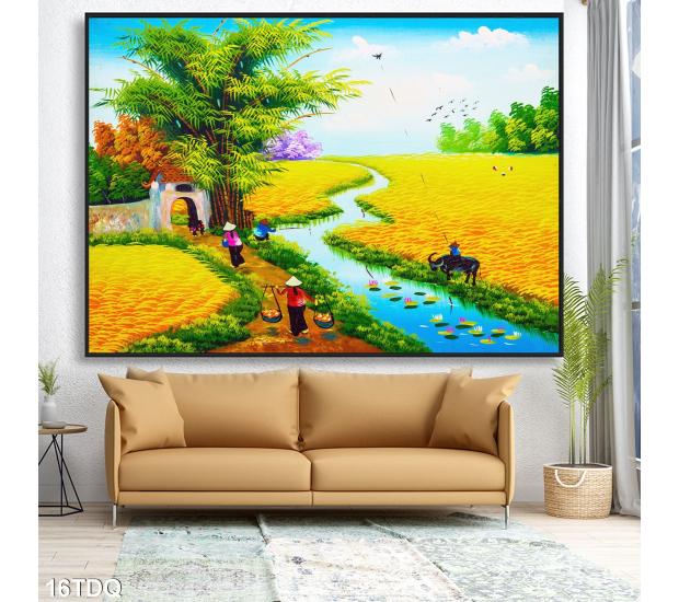 Tranh làng quê Việt Nam 01