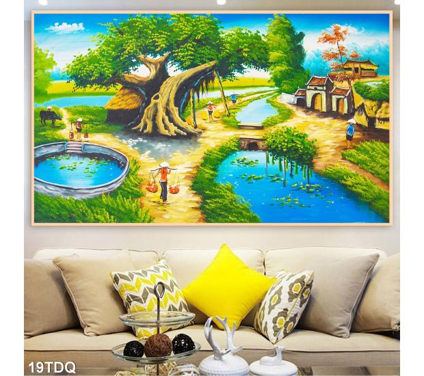 Tranh làng quê Việt Nam 01