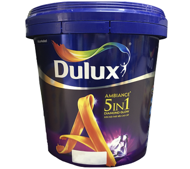 DULUX AMBIANCE 5 IN1 DIAMOND GLOW 15L- BÓNG MỜ
