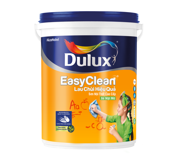 SƠN NỘI THÂT DULUX EASYCLEAN- THÙNG 15L ( MỜ) 