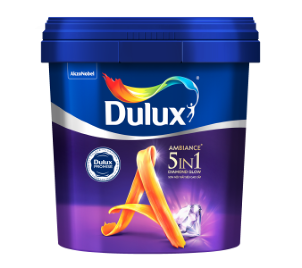 Dulux Ambiance 5 In 1 - Sơn Nội Thất Siêu Cao Cấp bề mặt bóng 66AB