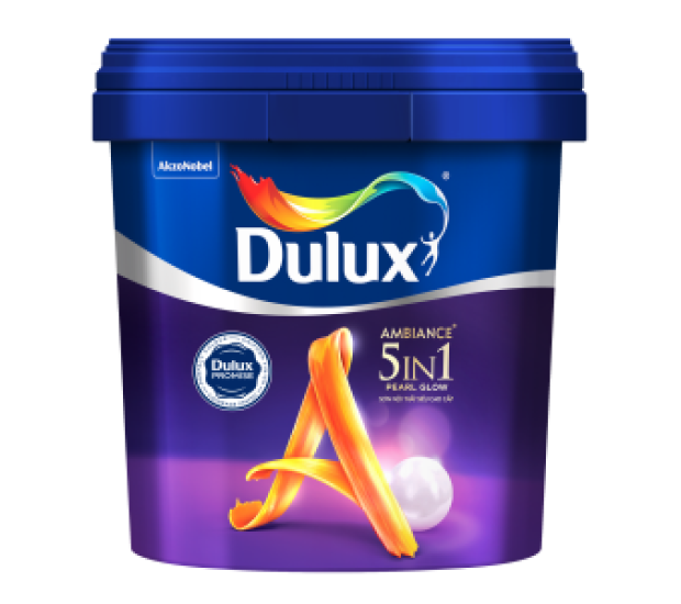 Sơn nước nội thất siêu cao cấp Dulux Ambiance 5 in 1 Pearl Glow - Bóng mờ